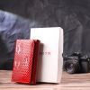 Портмоне Karya Из лакированной фактурной кожи Красное (21428) изображение 11