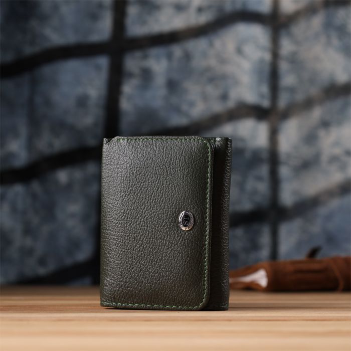 Кошелек ST Leather Из натуральной кожи Зеленый (23072) изображение 10