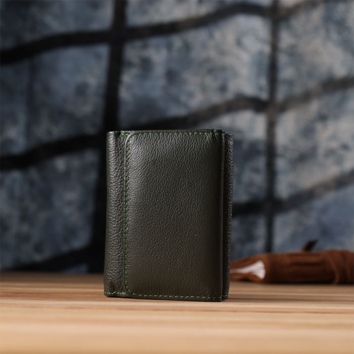 Кошелек ST Leather Из натуральной кожи Зеленый (23072) изображение 11