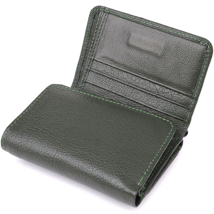 Кошелек ST Leather Из натуральной кожи Зеленый (23072) изображение 6