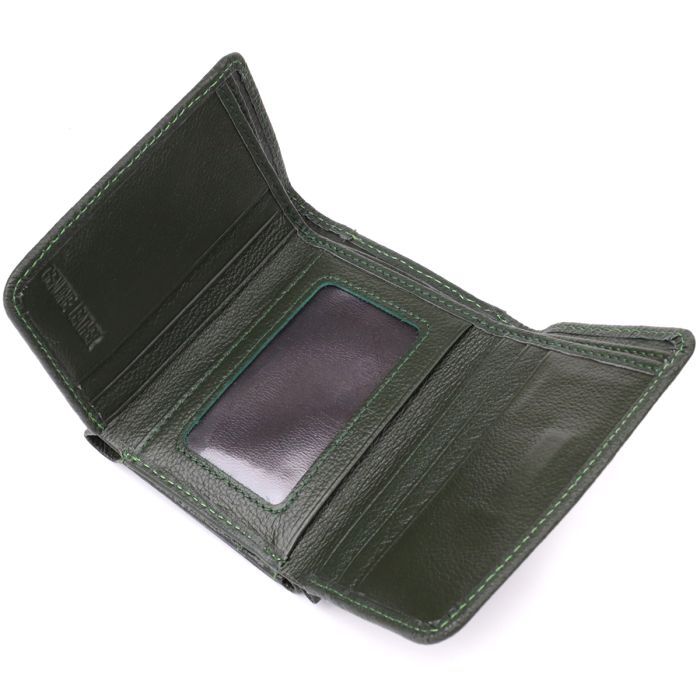 Кошелек ST Leather Из натуральной кожи Зеленый (23072) изображение 7
