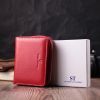 Гаманець ST Leather З натуральної шкіри Червоний (22552) зображення 10