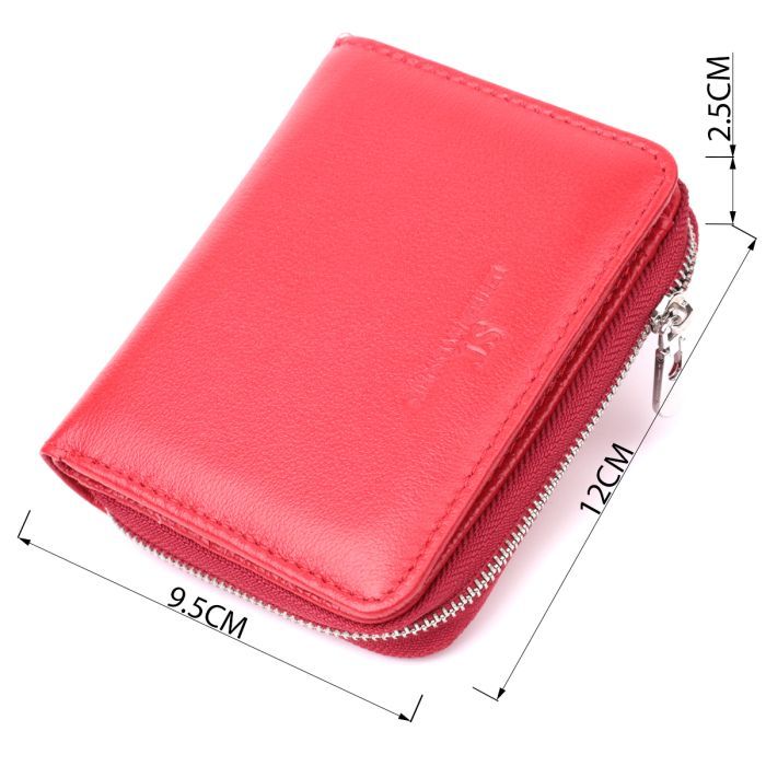 Гаманець ST Leather З натуральної шкіри Червоний (22552) зображення 3