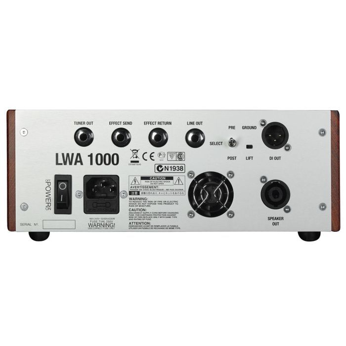 Гитарный усилитель Warwick LWA 1000 Silver изображение 3