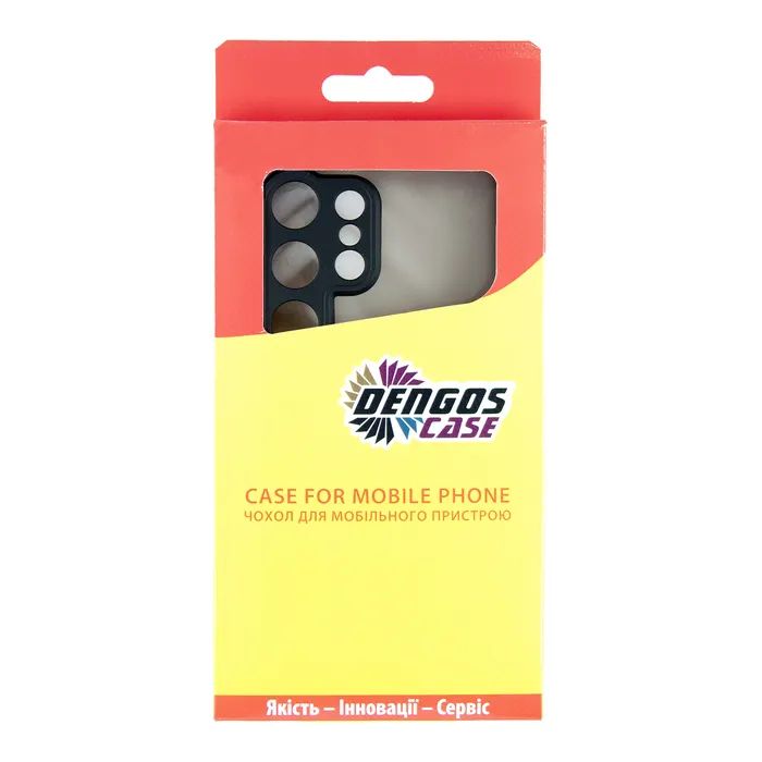Чехол для мобильного телефона Dengos Kit Samsung Galaxy S25 Ultra Matte + glass (Black) (DG-KM-144) изображение 4