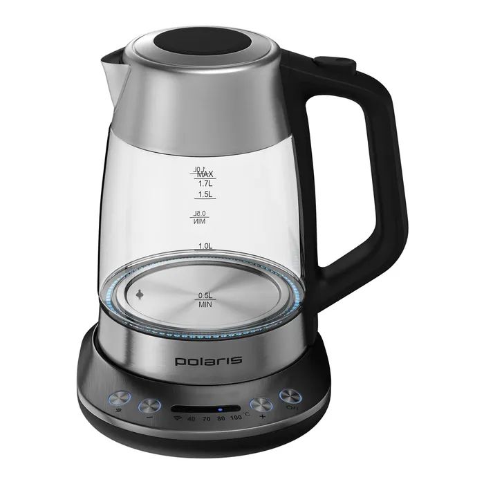 Электрочайник Polaris PWK 17115CGLD WIFI IQ Home Матовий изображение 3