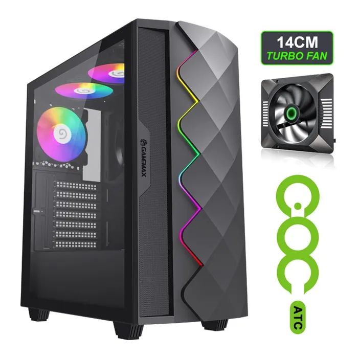 Корпус Gamemax Black Diamond CP изображение 2