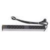 Силовой блок 19" 1U 12 розеток IEC C13, вилка Schuko, кабель 3м. Conteg (DP-RP-12-IECC13)
