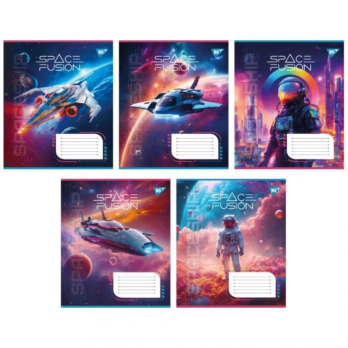 Зошит Yes Space fusion А5 48 аркушів лінія (767132)