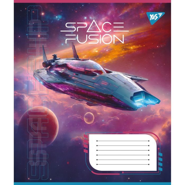 Зошит Yes Space fusion А5 48 аркушів лінія (767132) зображення 4