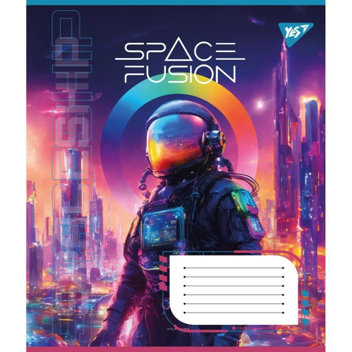 Зошит Yes Space fusion А5 48 аркушів лінія (767132) зображення 5