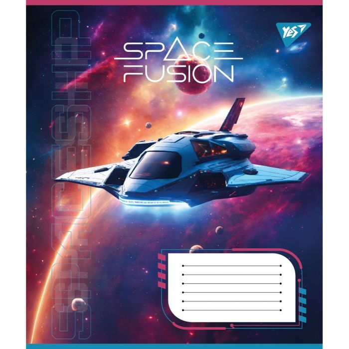 Зошит Yes Space fusion А5 48 аркушів лінія (767132) зображення 6