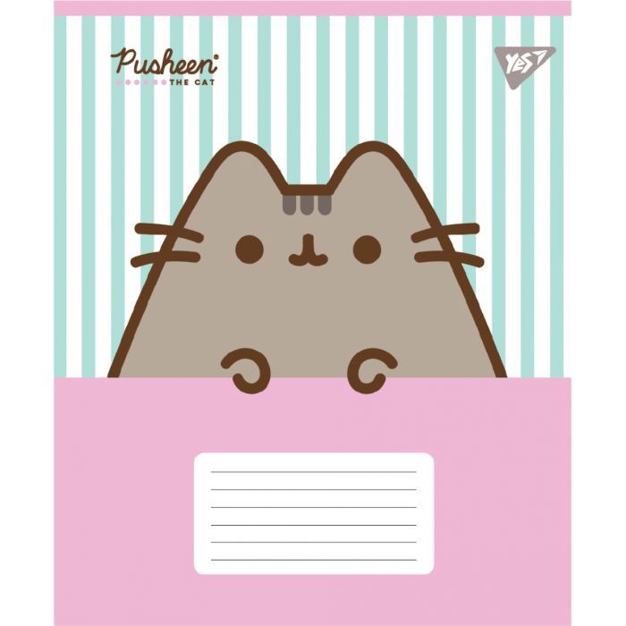 Зошит Yes Pusheen Candy А5 12 аркушів коса лінія (767599) зображення 2
