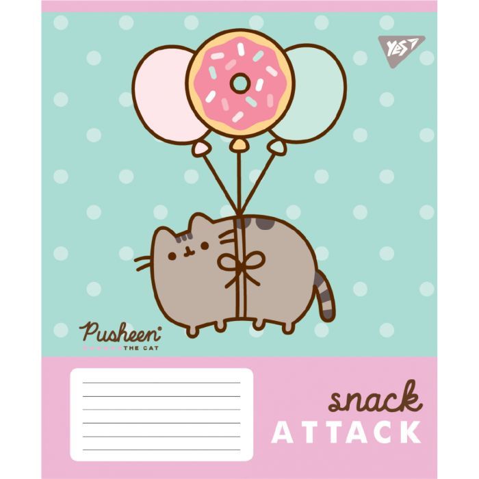 Зошит Yes Pusheen Candy А5 12 аркушів коса лінія (767599) зображення 3