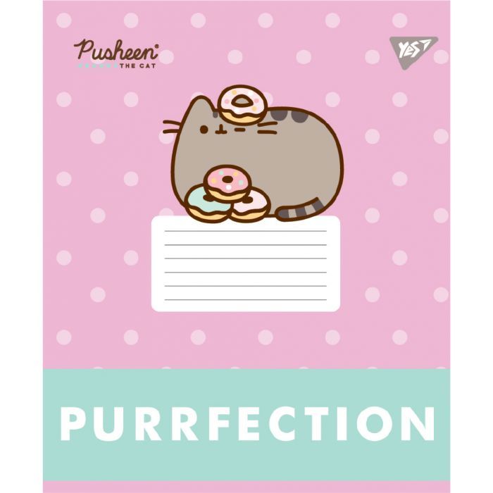 Зошит Yes Pusheen Candy А5 12 аркушів коса лінія (767599) зображення 4
