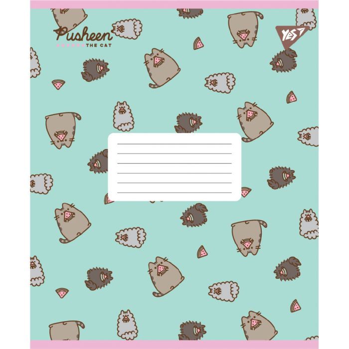 Зошит Yes Pusheen Candy А5 12 аркушів коса лінія (767599) зображення 6