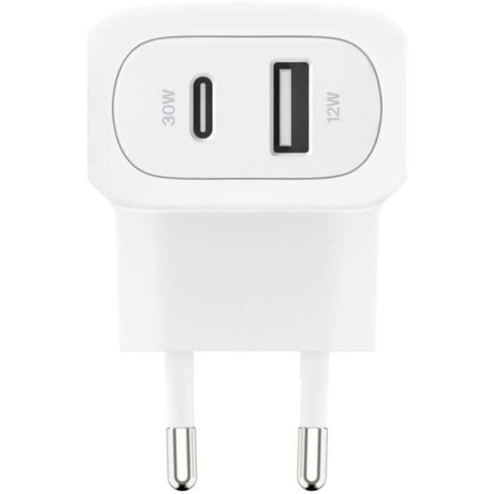 Зарядное устройство Belkin 42W USB-C PD PPS 30W USB-A 12W white (WCB009VFWH) изображение 3
