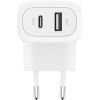 Зарядное устройство Belkin 42W USB-C PD PPS 30W USB-A 12W white (WCB009VFWH) изображение 3
