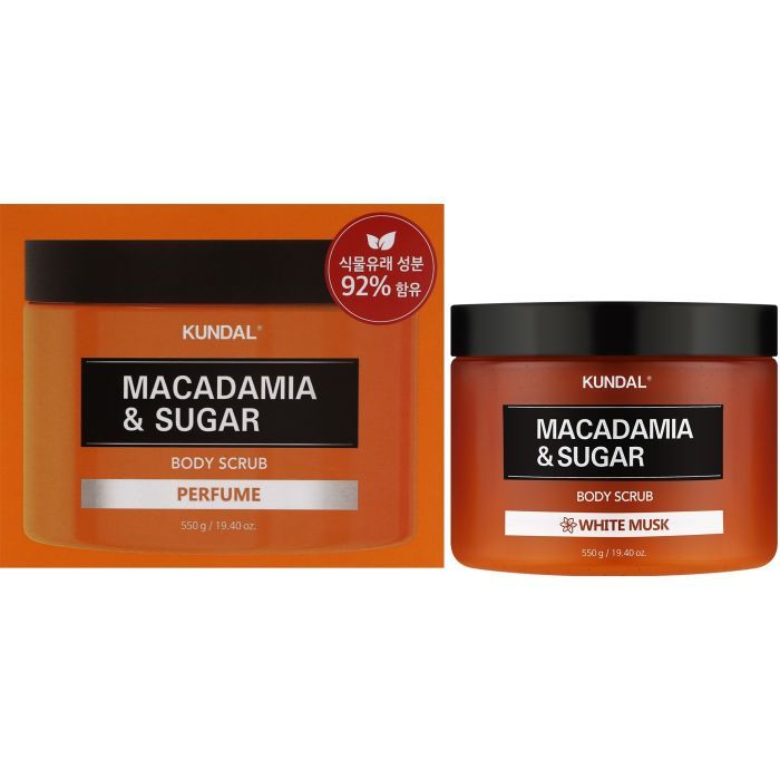 Скраб для тела Kundal Macadamia & Sugar Body Scrub 550 г (8809568748995) изображение 2