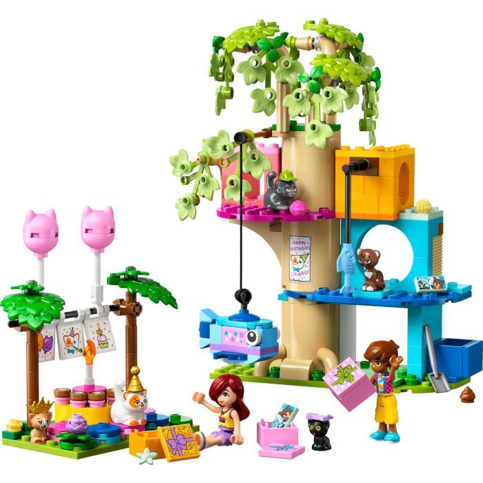 Конструктор LEGO Friends День рождения кота и дом на дереве (42666) изображение 2
