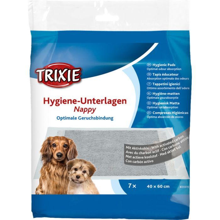 Пеленки для собак Trixie с активированным углем 40х60 см 7 шт (4011905233703)