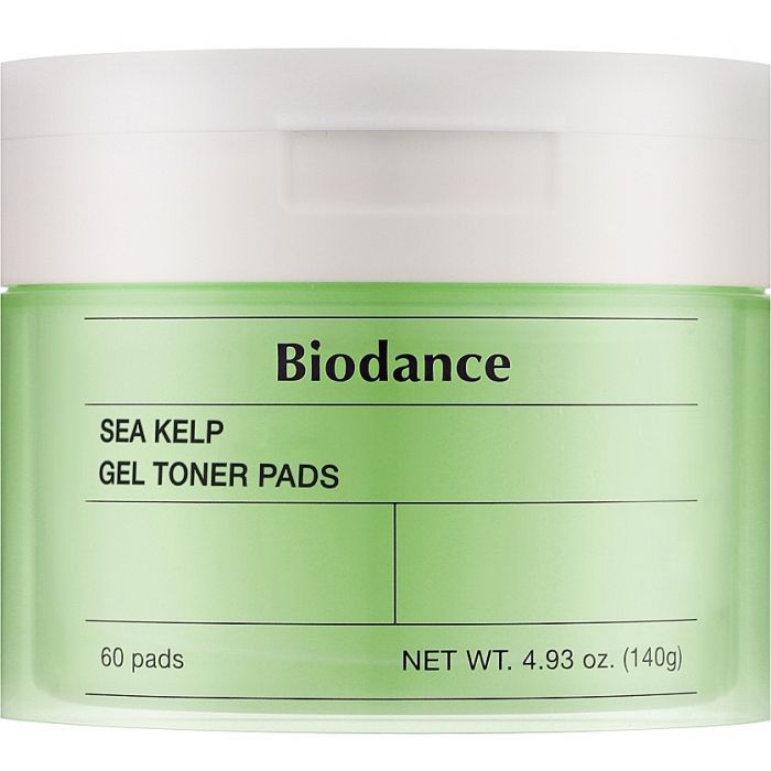 Патчи для лица Biodance Sea Kelp Gel Toner Pads 60 шт. (8809891183678)