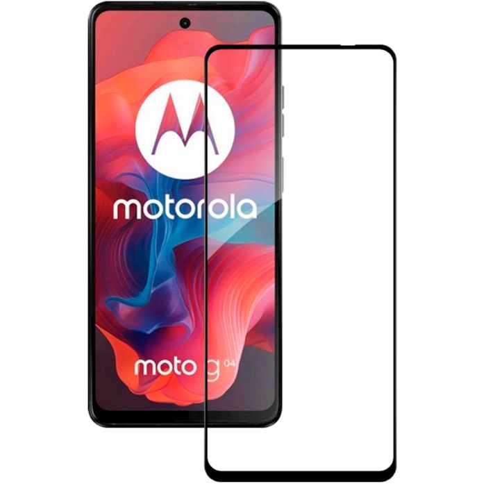 Стекло защитное ACCLAB Full Glue Moto G04 Black (1283126594250) изображение 2