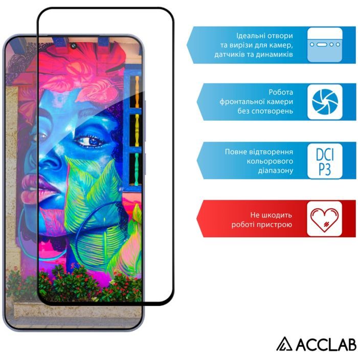 Скло захисне ACCLAB Full Glue Xiaomi 15 Black (1283126607387) зображення 5