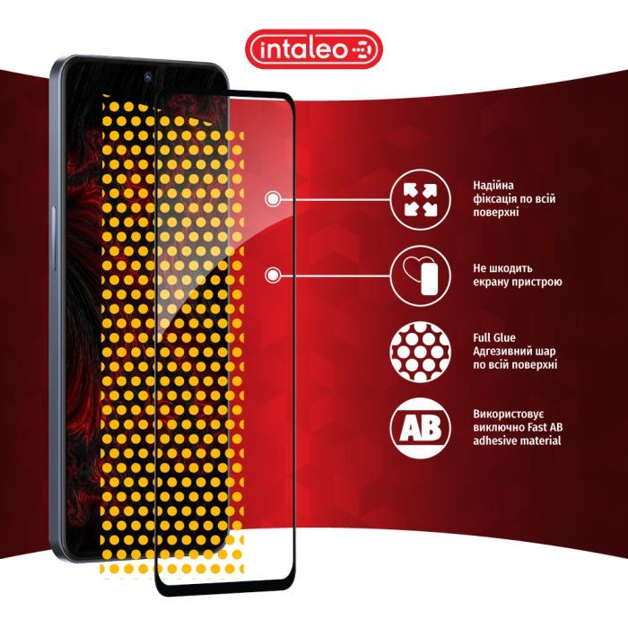 Скло захисне Intaleo Full Glue ZTE V40S Black (1283126575693) зображення 7