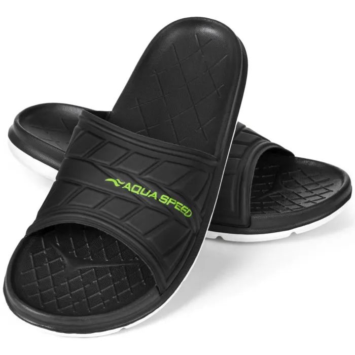 Шлепанцы Aqua Speed Aspen 534-05 чорний, білий 42 (5908217693402)