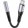 Переходник USB-C M to 3.5mm F LS33 metal gray HOCO (6931474761163) изображение 4