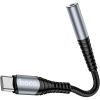 Переходник USB-C M to 3.5mm F LS33 metal gray HOCO (6931474761163) изображение 5