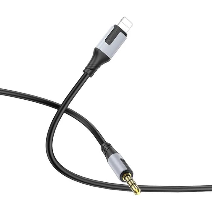 Кабель мультимедійний Lightning to 3.5mm M 1.0m black BOROFONE (6941991108327) зображення 2