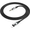 Кабель мультимедійний Lightning to 3.5mm M 1.0m black BOROFONE (6941991108327) зображення 3