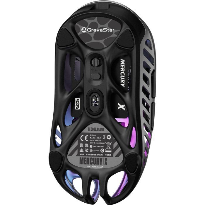 Мышка GravaStar Mercury X Wireless/Bluetooth/USB Grey (GSX_GRY) изображение 5