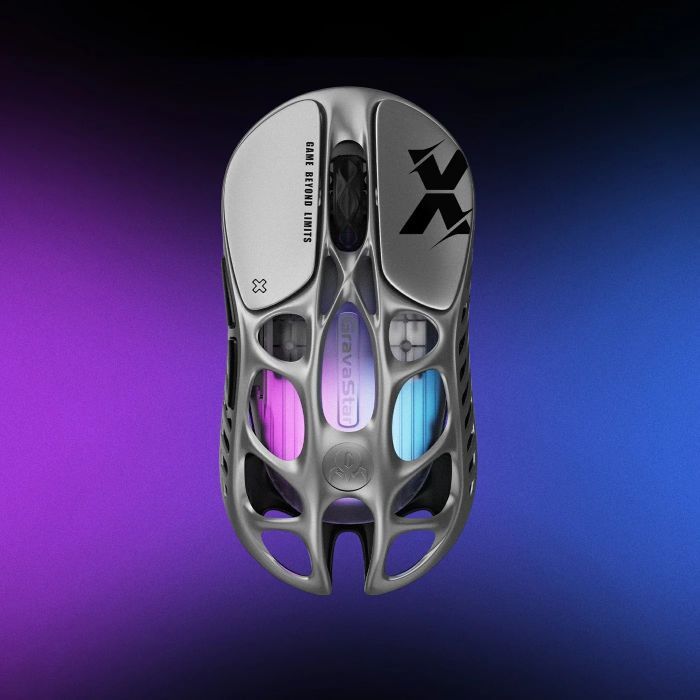 Мышка GravaStar Mercury X Wireless/Bluetooth/USB Grey (GSX_GRY) изображение 6