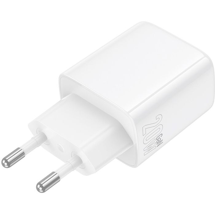 Зарядное устройство BOROFONE BN27 Fuente 1xUSB-C PD20W + 1xUSB QC3.0 White (6941991120268) изображение 3
