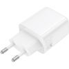 Зарядное устройство BOROFONE BN27 Fuente 1xUSB-C PD20W + 1xUSB QC3.0 White (6941991120268) изображение 3