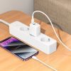 Зарядное устройство BOROFONE BN27 Fuente 1xUSB-C PD20W + 1xUSB QC3.0 White (6941991120268) изображение 9