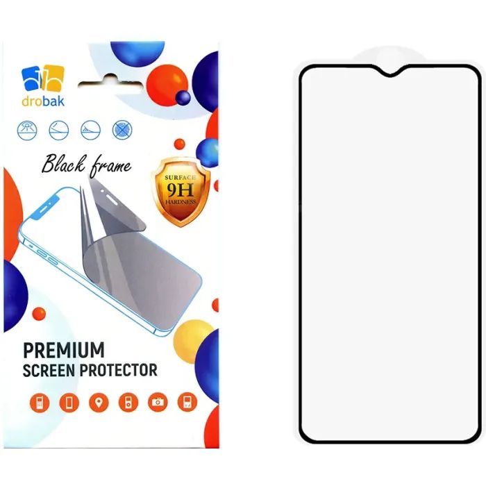 Стекло защитное Drobak Samsung Galaxy A26 Black (383868)
