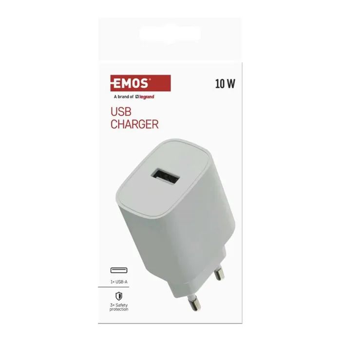 Зарядний пристрій EMOS V01B10 USB-A 10W (V01B10) зображення 7