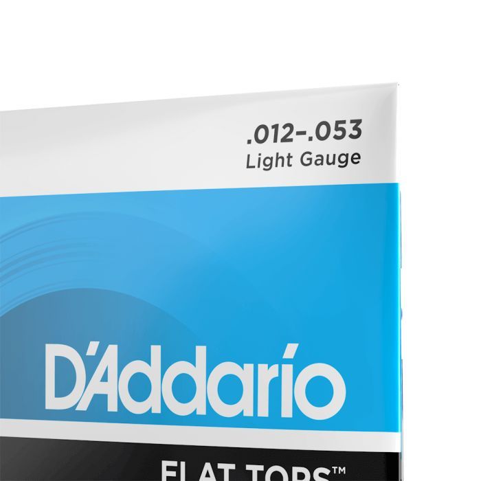 Струни для гітари D'Addario Flat Tops Phosphor Bronze Light (12-53) (EFT16) зображення 4