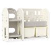 Детский стеллаж Mealux Kubik White (KD-E053 White)