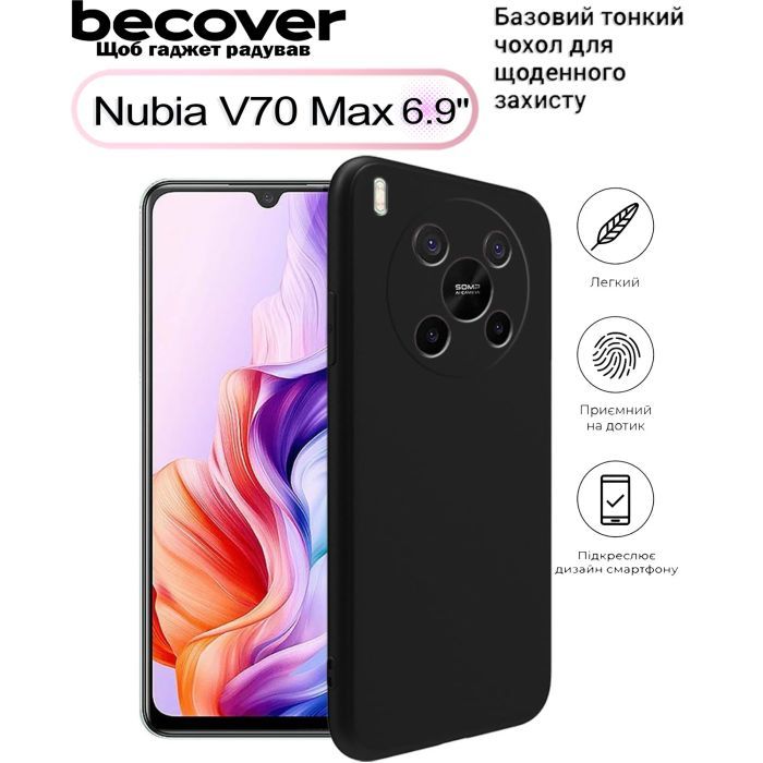 Чехол для мобильного телефона BeCover Nubia V70 Max Transparancy (713565) изображение 6