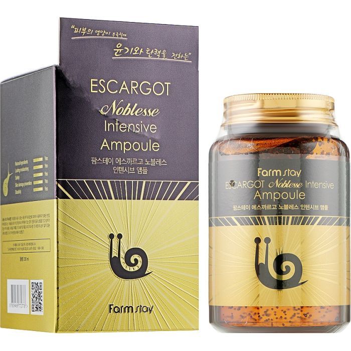 Сыворотка для лица FarmStay Escargot Noblesse Intensive Ampoule 250 мл (8809469772778)