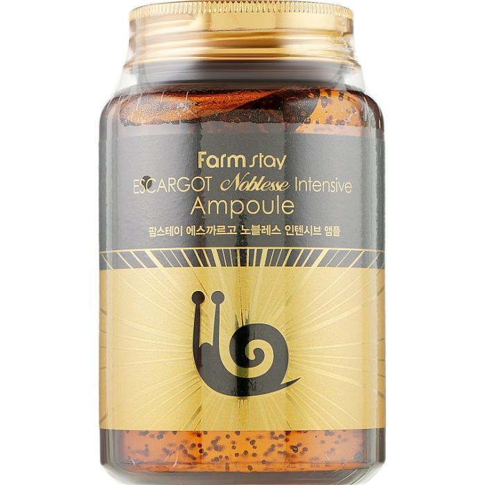 Сыворотка для лица FarmStay Escargot Noblesse Intensive Ampoule 250 мл (8809469772778) изображение 2