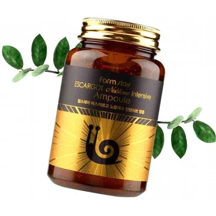 Сыворотка для лица FarmStay Escargot Noblesse Intensive Ampoule 250 мл (8809469772778) изображение 6