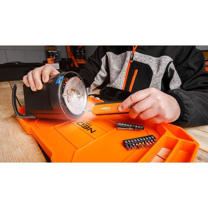 Отвертка аккумуляторная Neo Tools 4in1 1.5Ah, 4.5Нм, 230об/мин, 20 бит, кейс (04-199) изображение 4