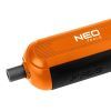 Отвертка аккумуляторная Neo Tools 4in1 1.5Ah, 4.5Нм, 230об/мин, 20 бит, кейс (04-199) изображение 6