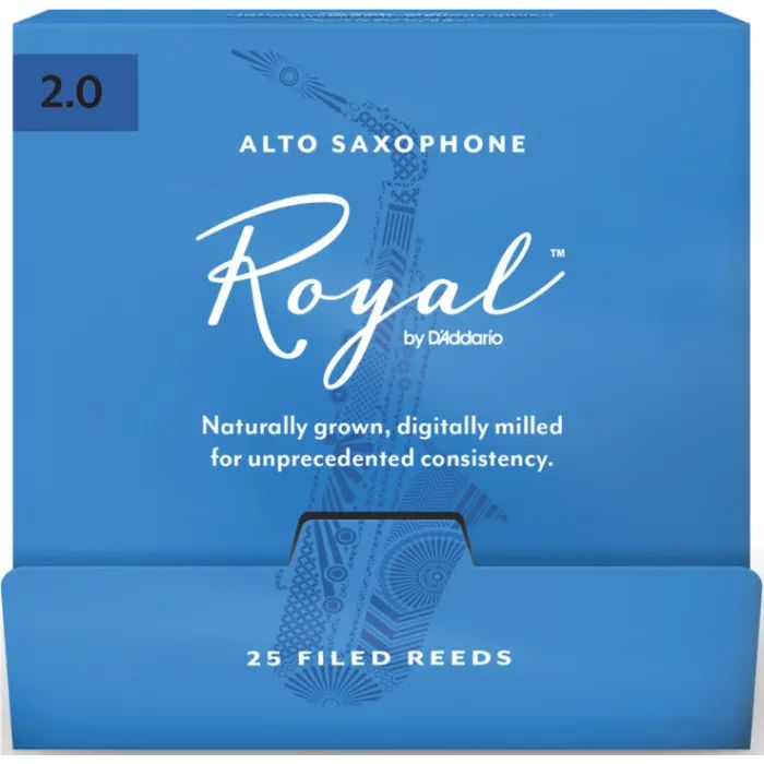 Трость для саксофона D'Addario Royal - Alto Sax #2.0 - 25 Pack (RJB0120-B25)
